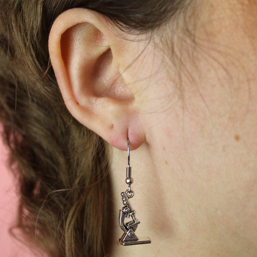 Microscope Earrings - Sour Cherry
