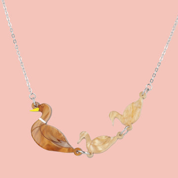 No Ducks Given Necklace - Sour Cherry