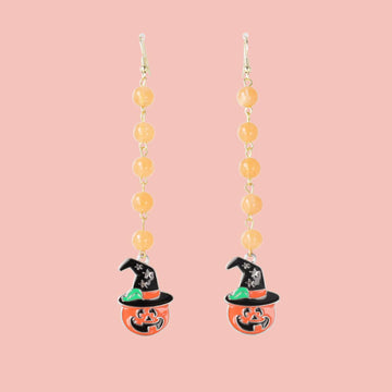 Oh My Gourd Earrings - Sour Cherry