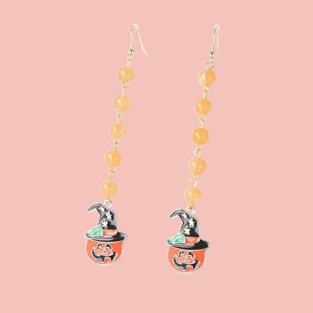 Oh My Gourd Earrings - Sour Cherry