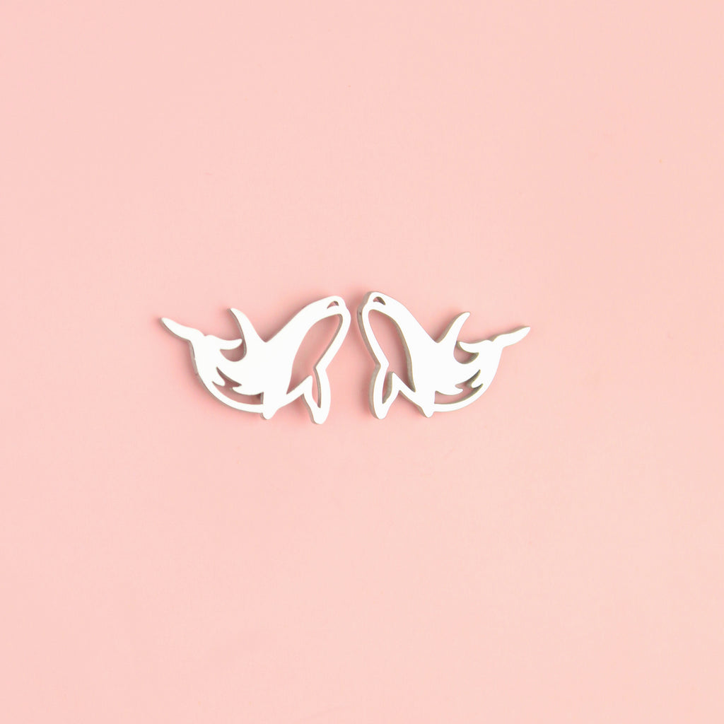 Orca Stud Earrings - Sour Cherry