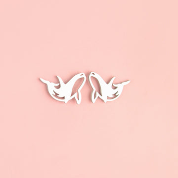 Orca Stud Earrings - Sour Cherry