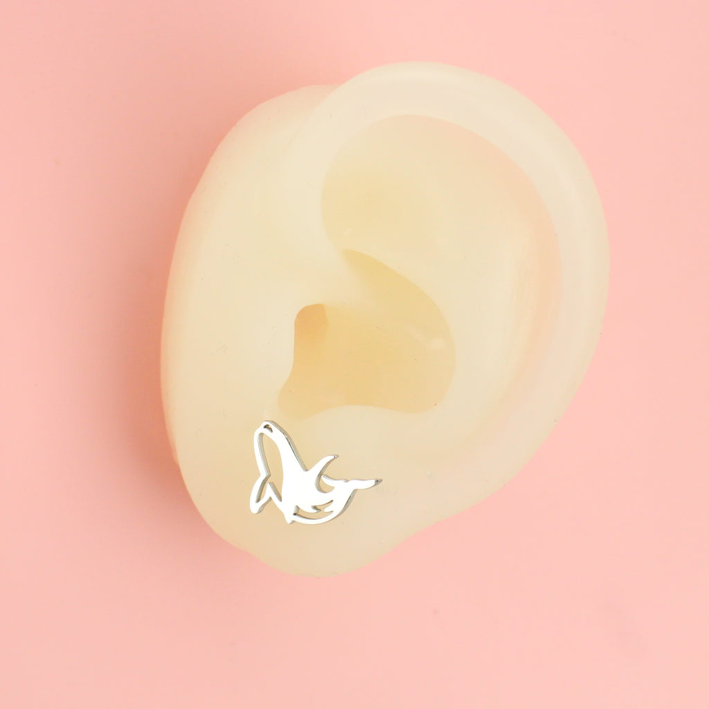 Orca Stud Earrings - Sour Cherry