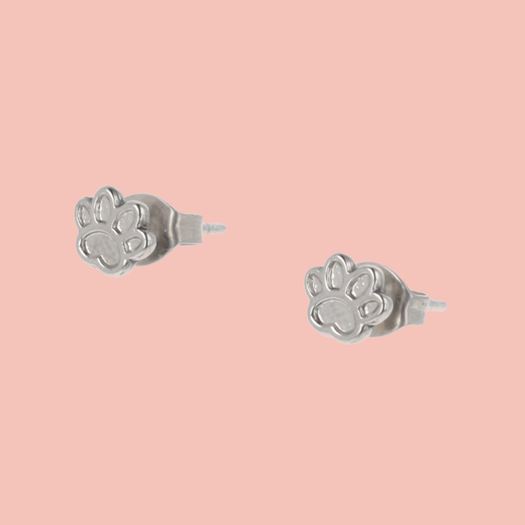 Pawfect Stud Earrings - Sour Cherry
