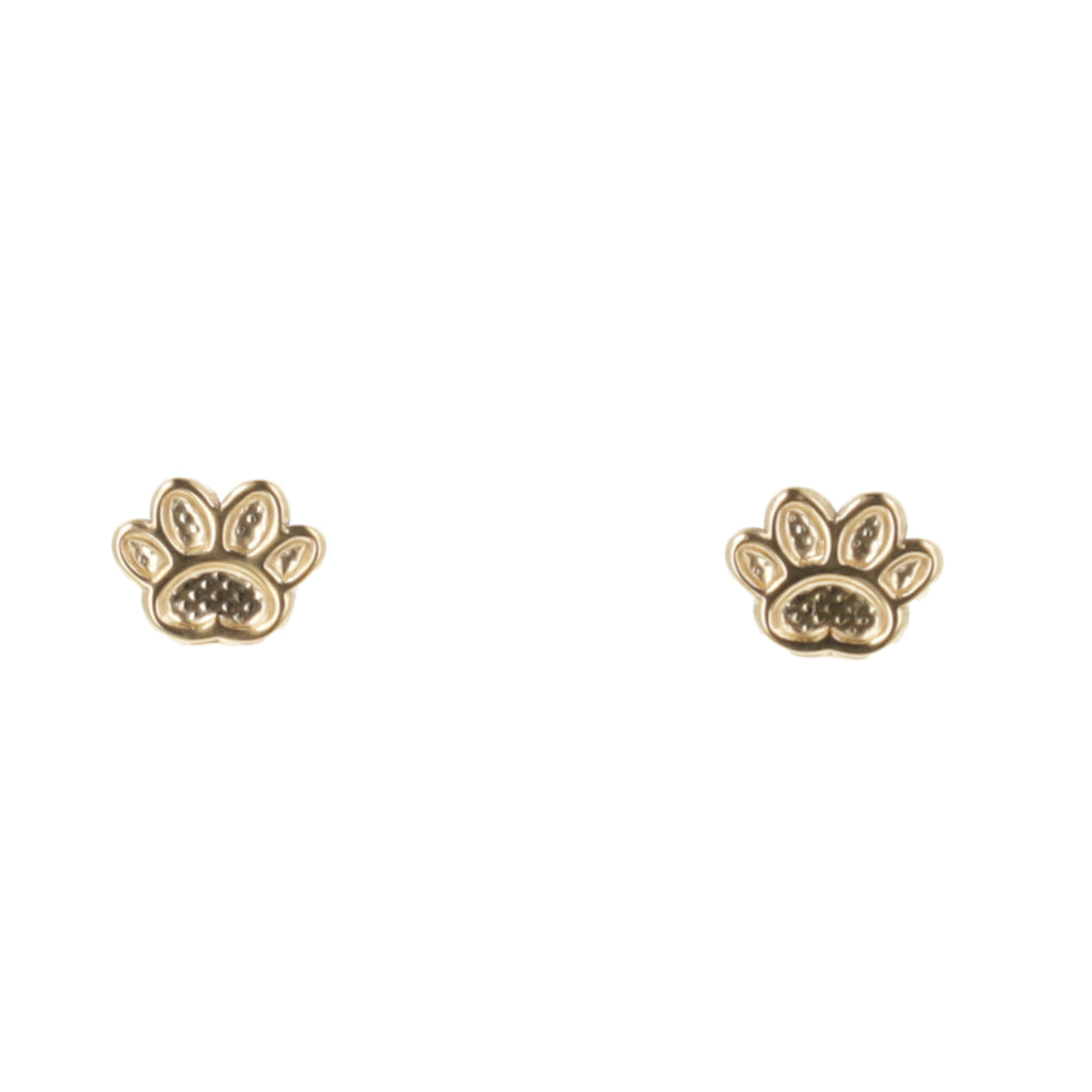Pawfect Stud Earrings - Gold Plated - Sour Cherry