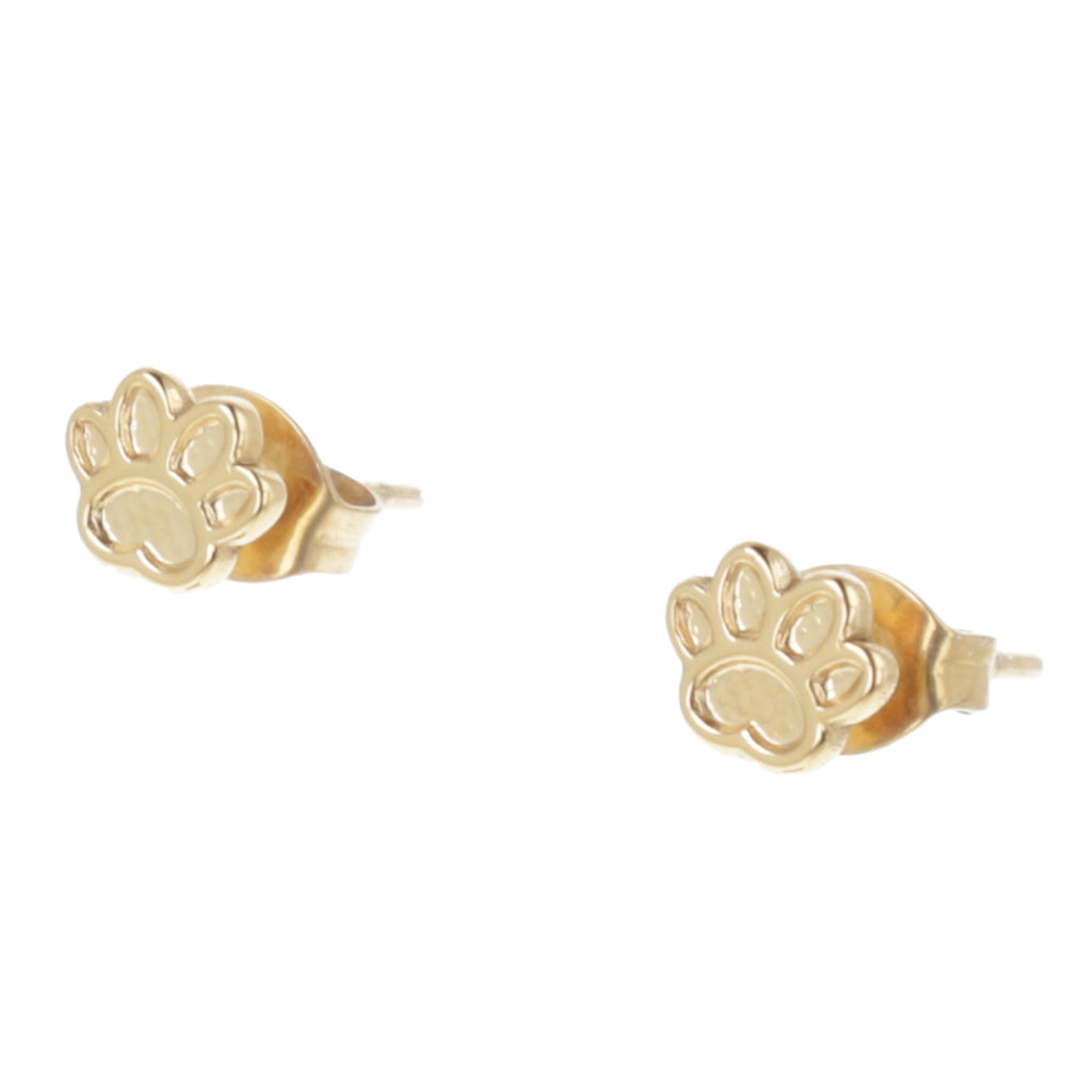 Pawfect Stud Earrings - Gold Plated - Sour Cherry