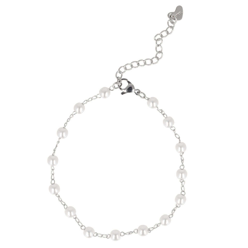 Pearly Girly Anklet - Sour Cherry