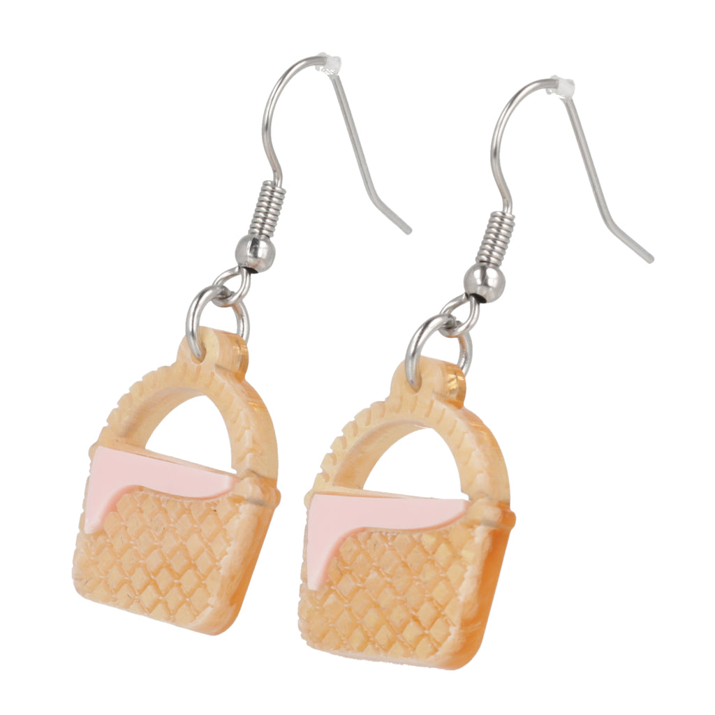 Bring Your Basket Earrings - Sour Cherry