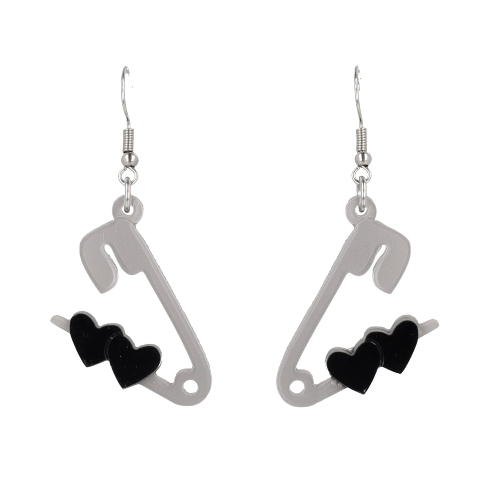 Pin Love With You Earrings - Sour Cherry