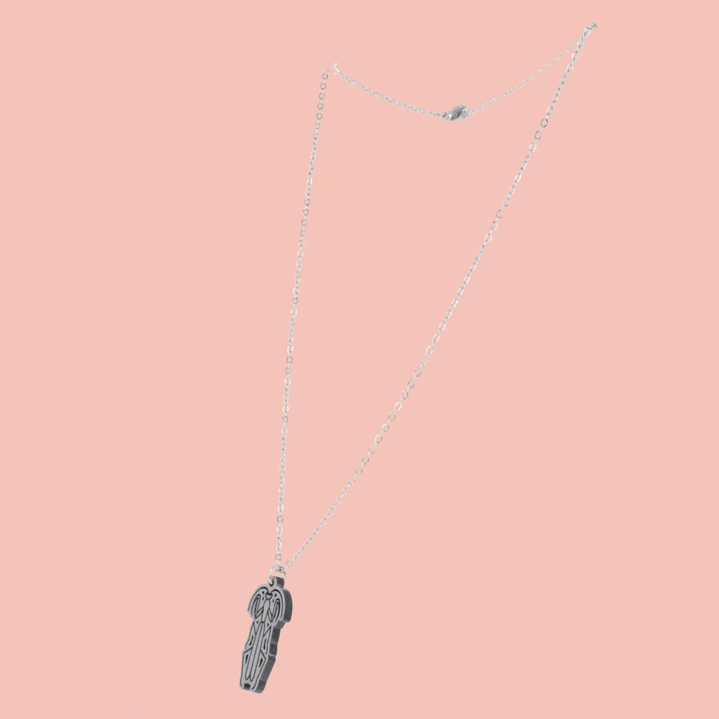 Maneater Praying Mantis Necklace - Sour Cherry