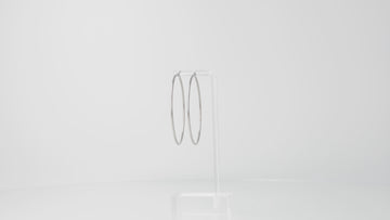 360 view of 65mm stainless steel hoops
