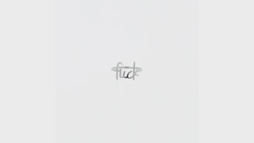 360 view of titanium ring with the word f*ck imprited on the front