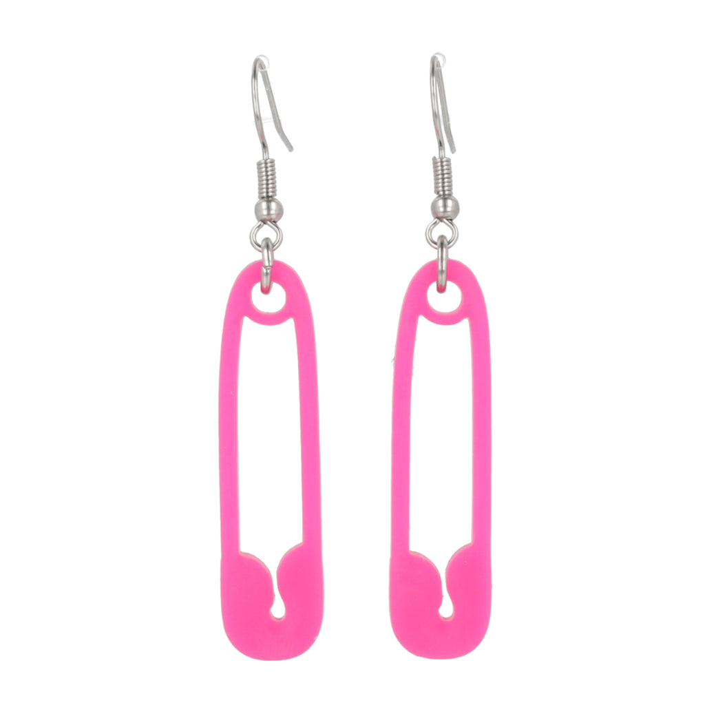 Pink Put A Pin In It Earrings - Sour Cherry