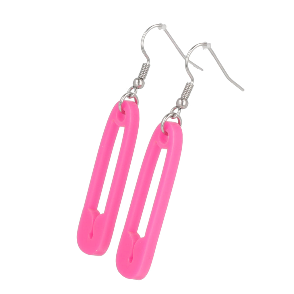 Pink Put A Pin In It Earrings - Sour Cherry