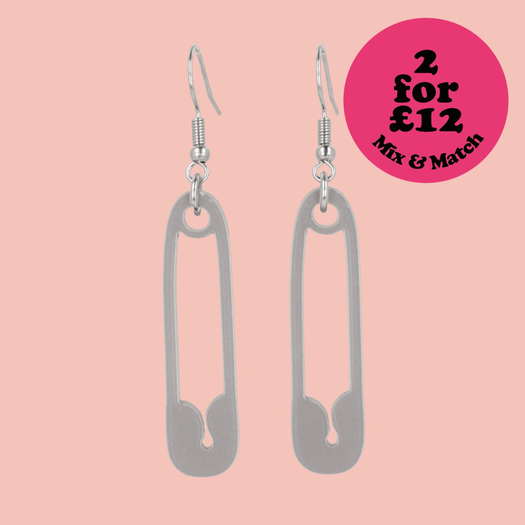 Put A Pin In It Earrings - Sour Cherry
