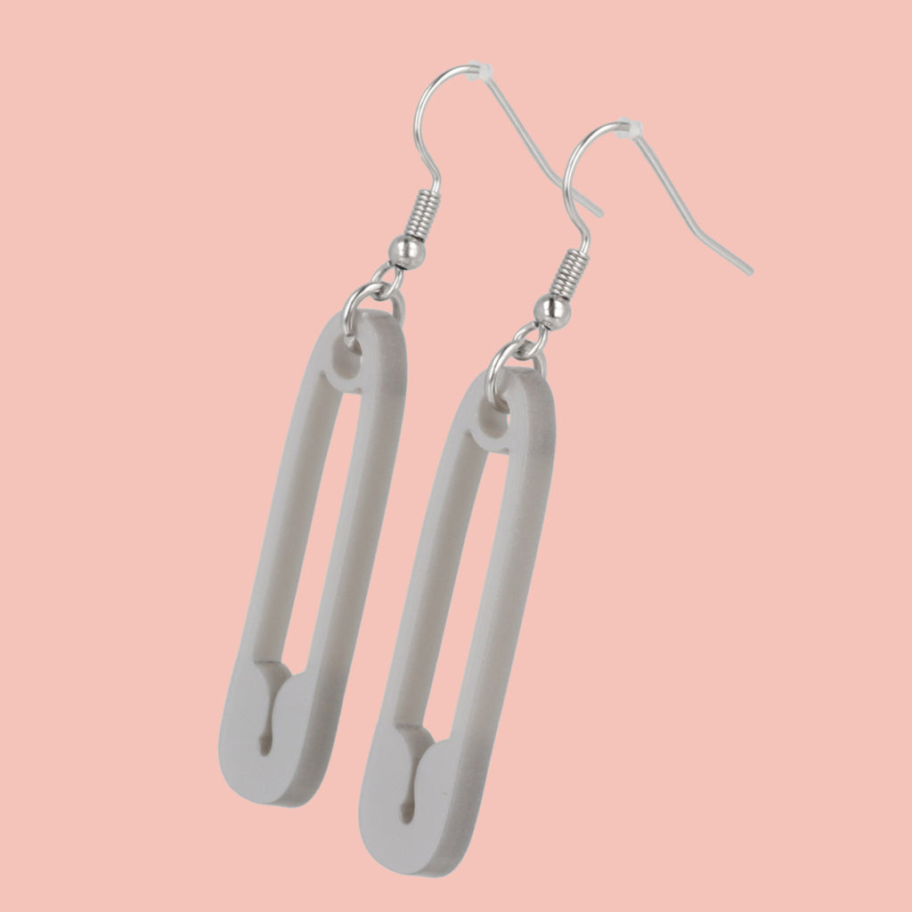 Put A Pin In It Earrings - Sour Cherry