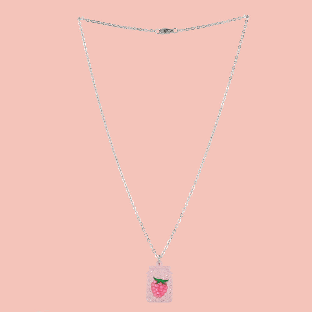 Pump Up The Jam Necklace - Raspberry - Sour Cherry