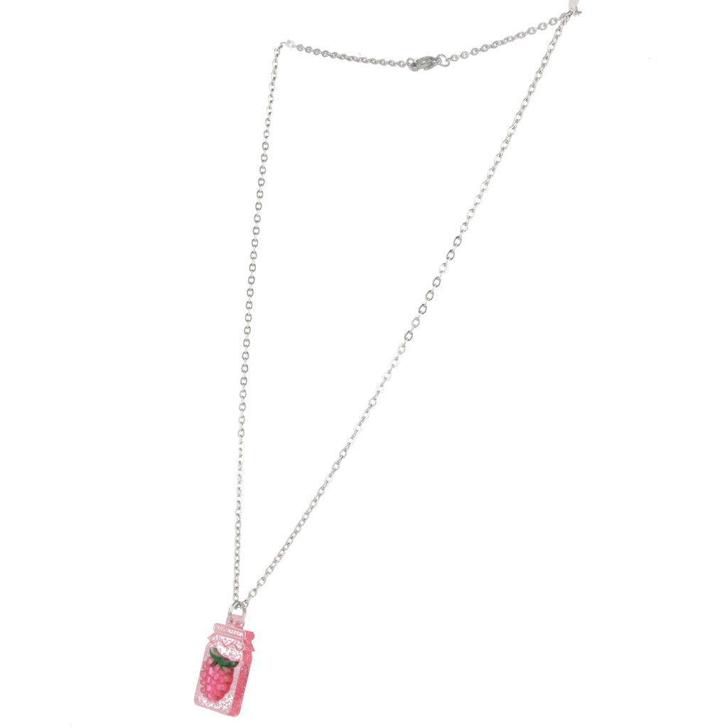 Pump Up The Jam Necklace - Raspberry - Sour Cherry