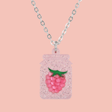 Pump Up The Jam Necklace - Raspberry - Sour Cherry