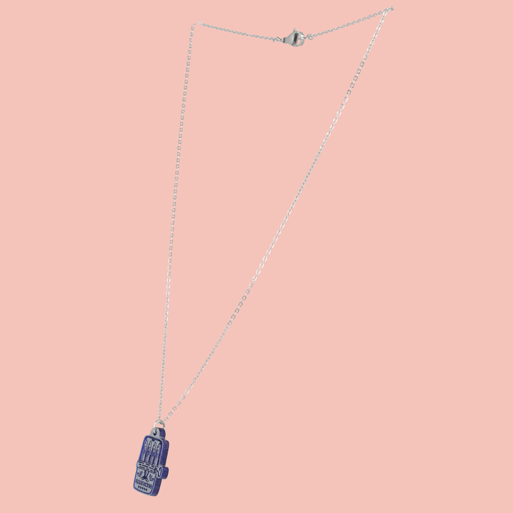 Tin O' Sardines Necklace - Sour Cherry