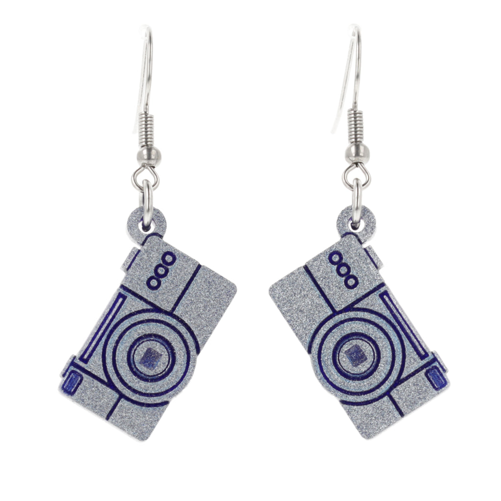 Say Cheese! Digital Camera Earrings - Sour Cherry