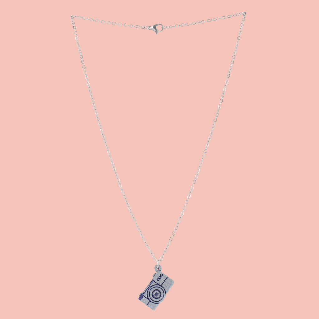 Say Cheese! Digital Camera Necklace - Sour Cherry
