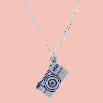 Say Cheese! Digital Camera Necklace - Sour Cherry