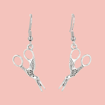 Scissor Earrings - Sour Cherry