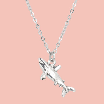 Shark Necklace - Sour Cherry