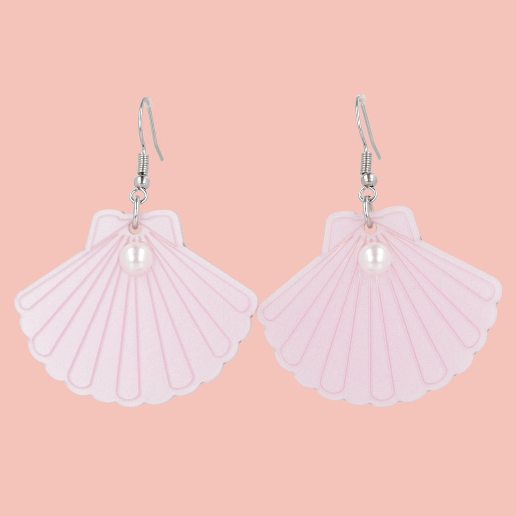 She Sells Sea Shell Earrings - Sour Cherry