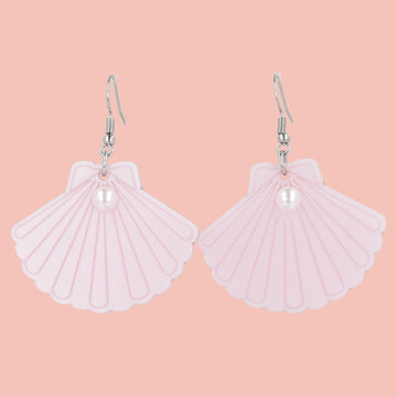 She Sells Sea Shell Earrings - Sour Cherry