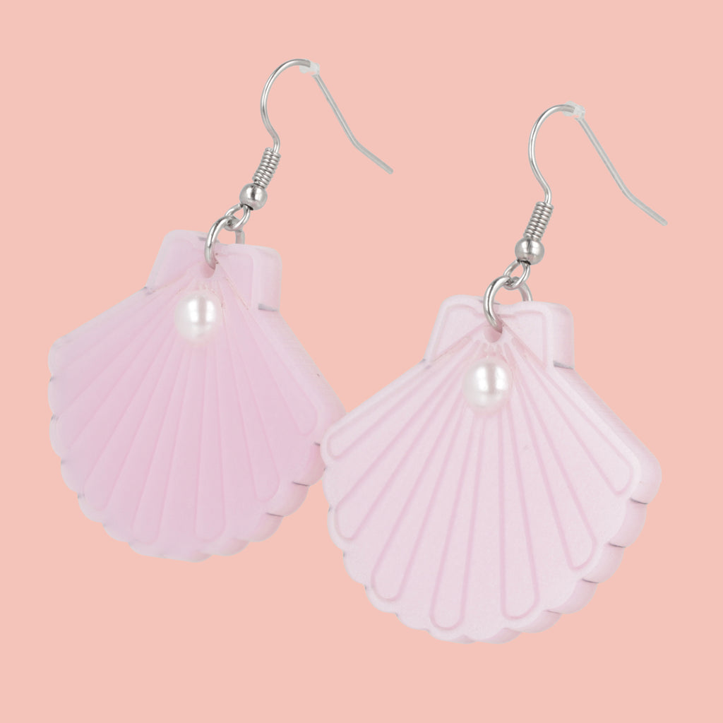 She Sells Sea Shell Earrings - Sour Cherry