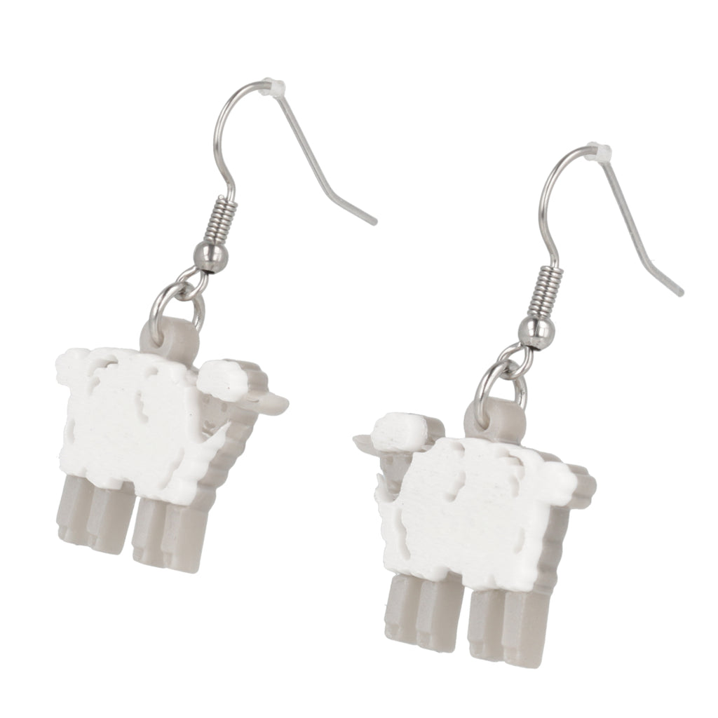 That's What Sheep Said Earrings - Sour Cherry