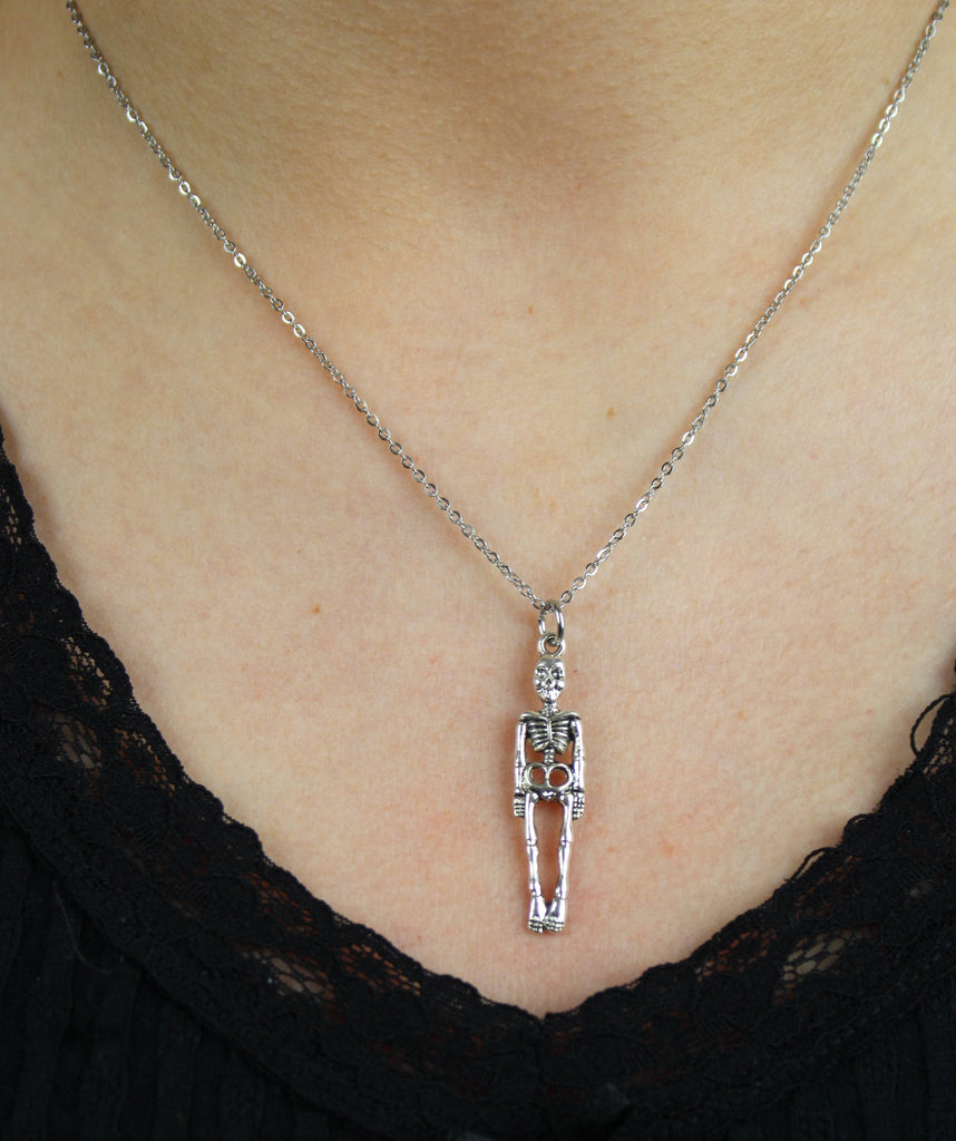 Skeleton Necklace - Sour Cherry