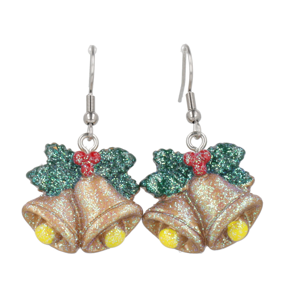 Jingle Bells Earrings - Sour Cherry