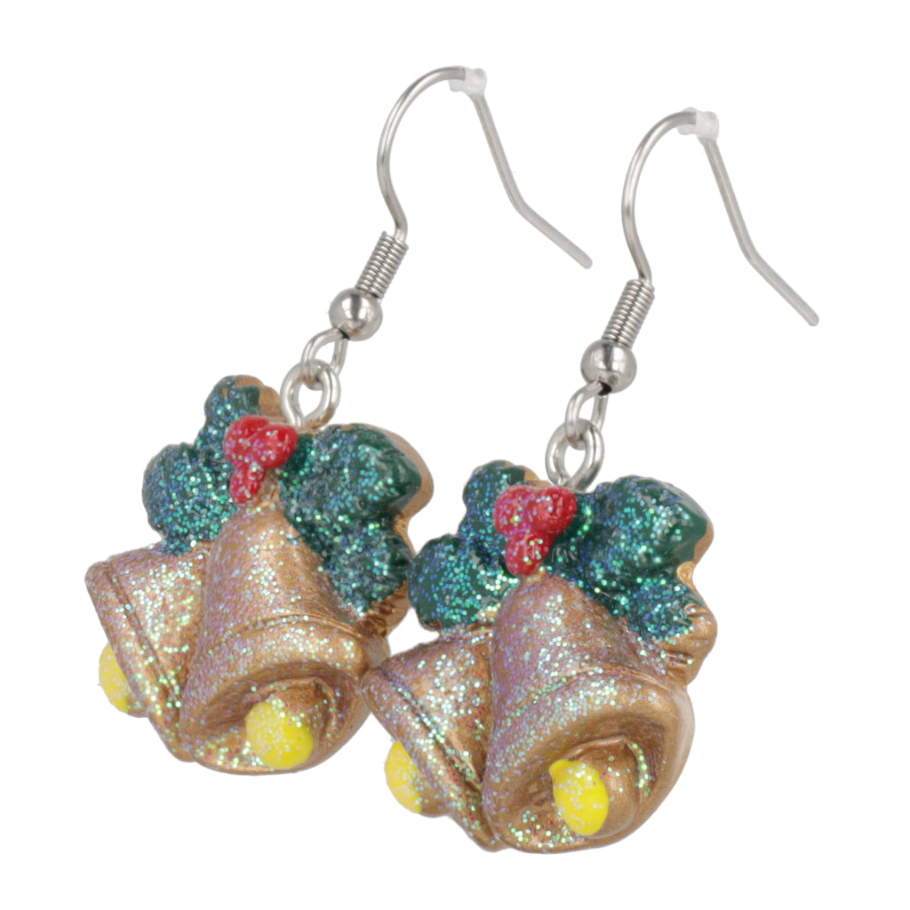 Jingle Bells Earrings - Sour Cherry
