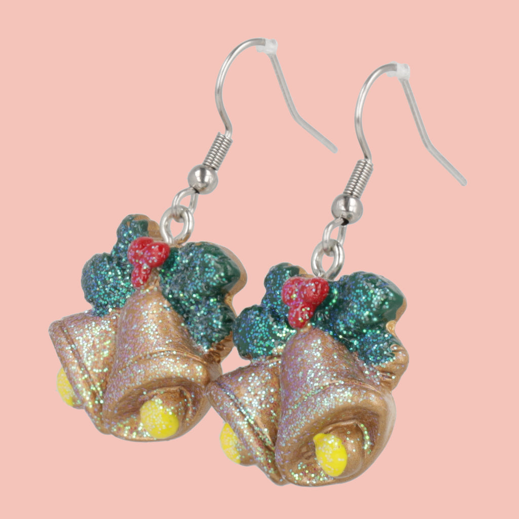 Jingle Bells Earrings - Sour Cherry