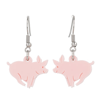 Piggy In The Middle Earrings - Sour Cherry