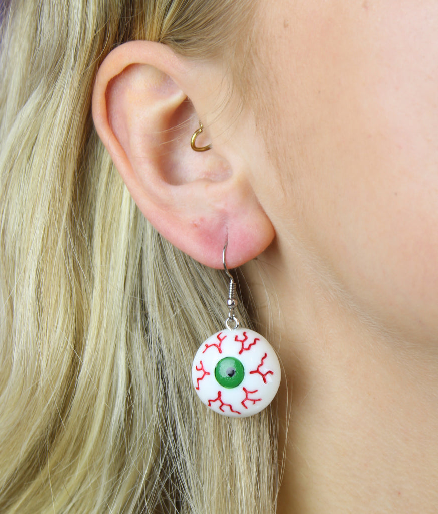 Aren't You A Sight For Sore Eyes Earrings - Sour Cherry