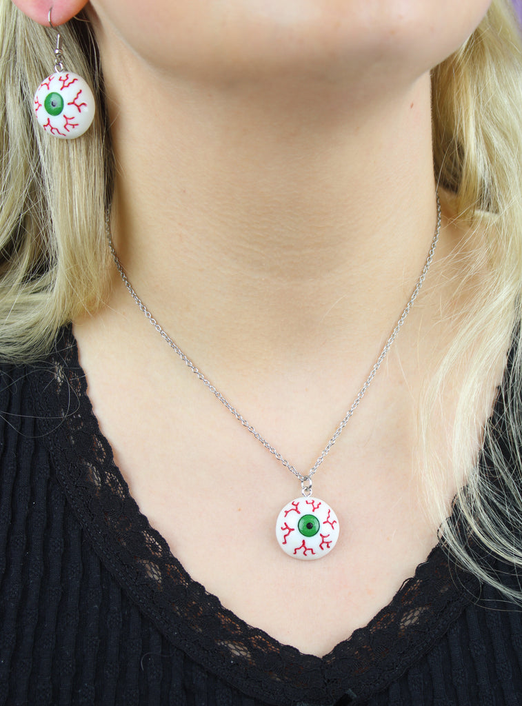 Aren't You A Sight For Sore Eyes Necklace - Sour Cherry