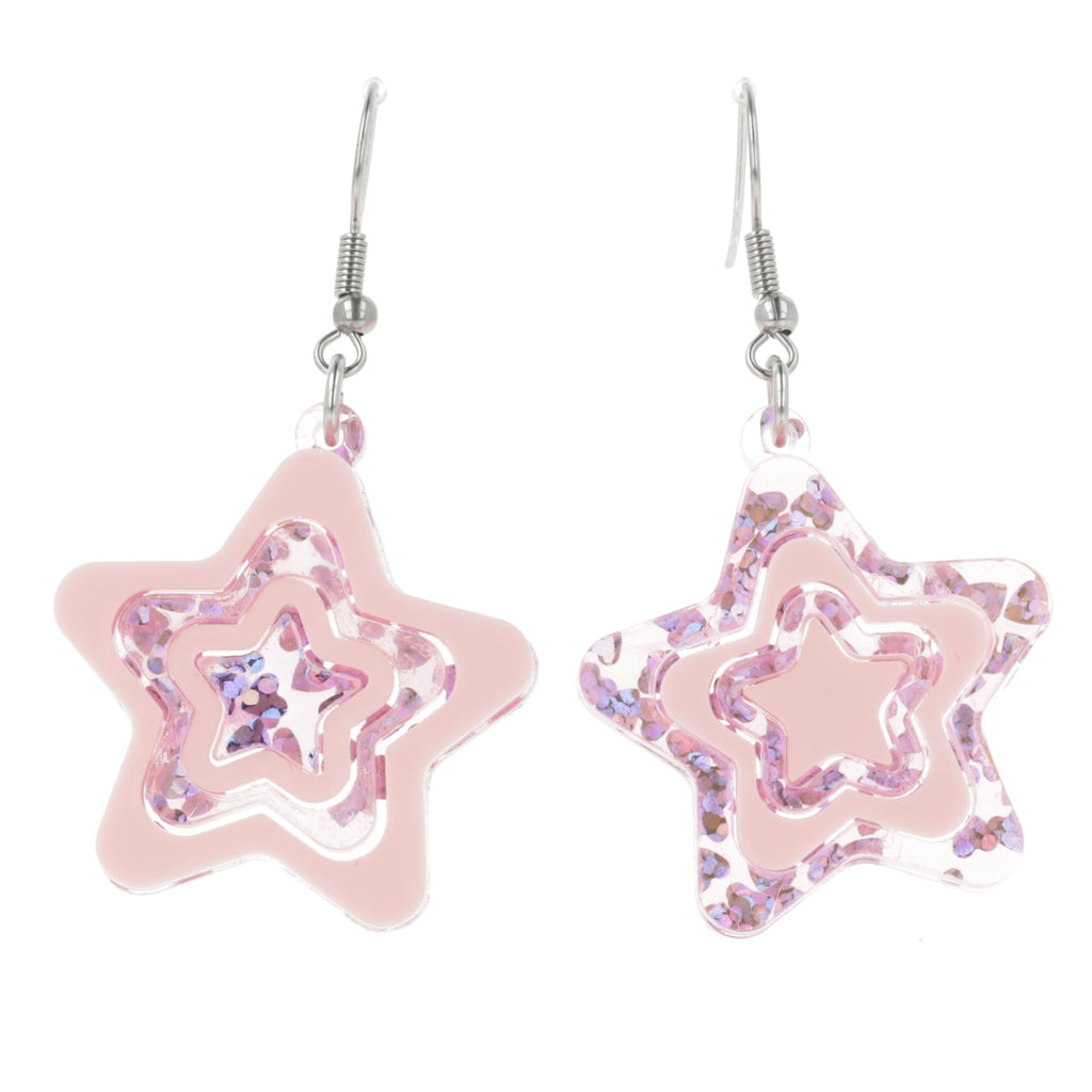 Star Girl Earrings - Sour Cherry