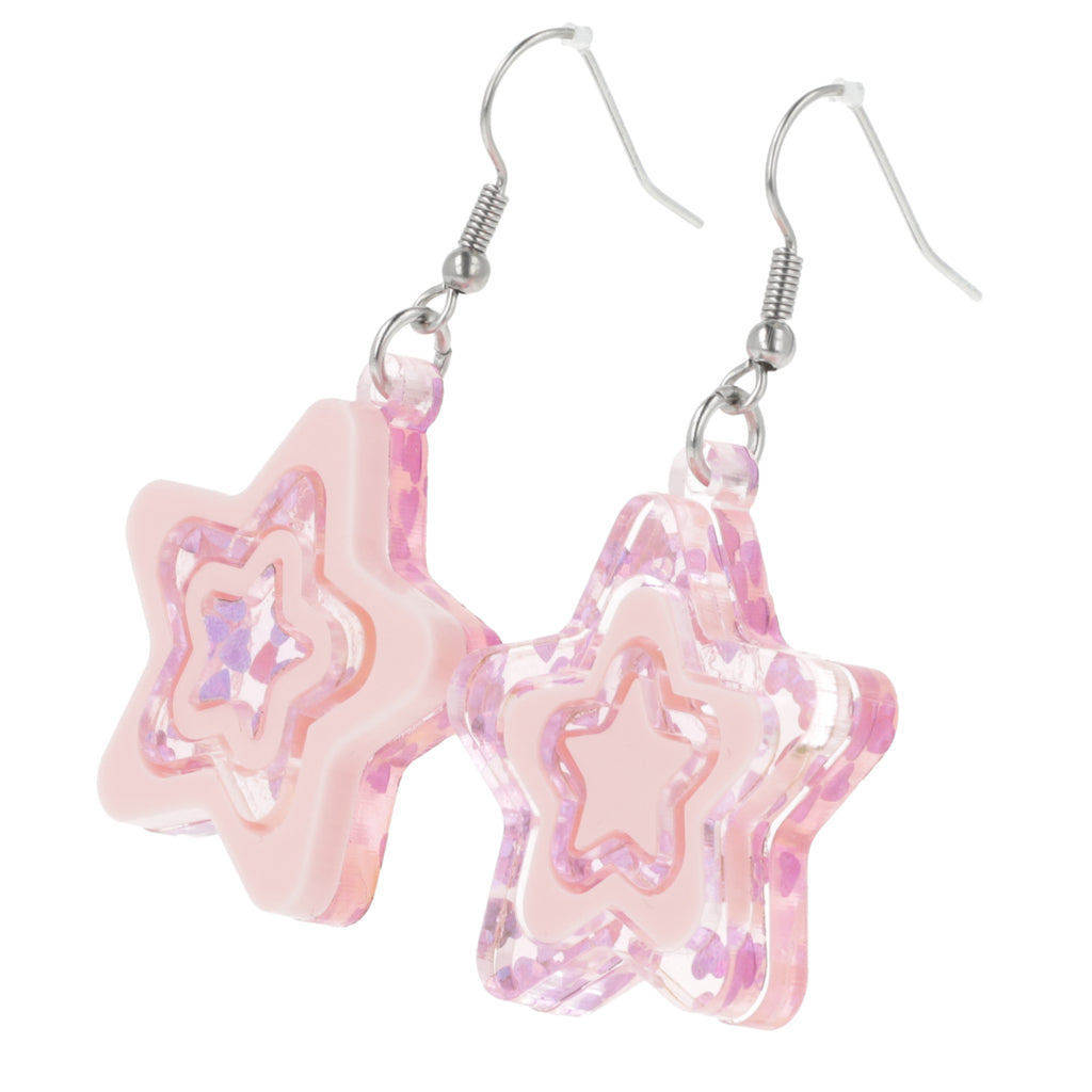 Star Girl Earrings - Sour Cherry