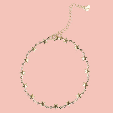 Starstruck Anklet (Gold Plated) - Sour Cherry