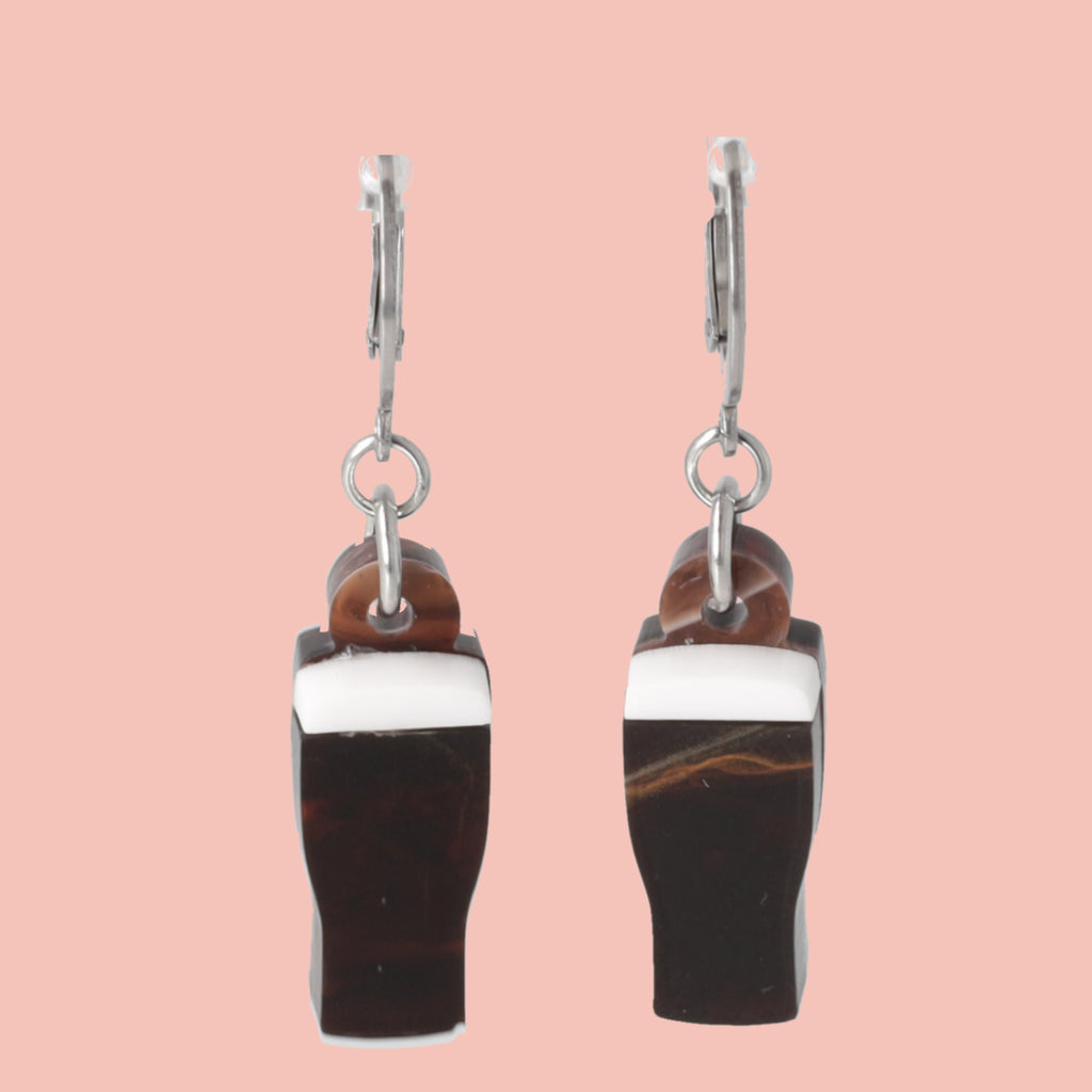 Short & Stout Huggie Hoop Earrings - Sour Cherry