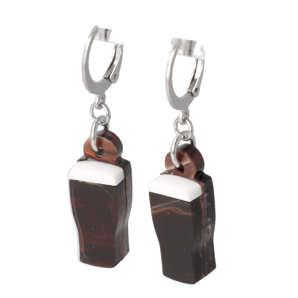 Short & Stout Huggie Hoop Earrings - Sour Cherry