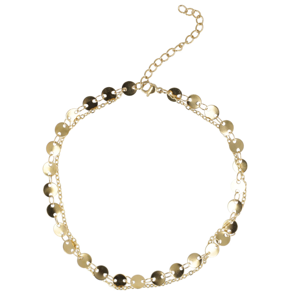 Summer Of Love Anklet (Gold Plated) - Sour Cherry