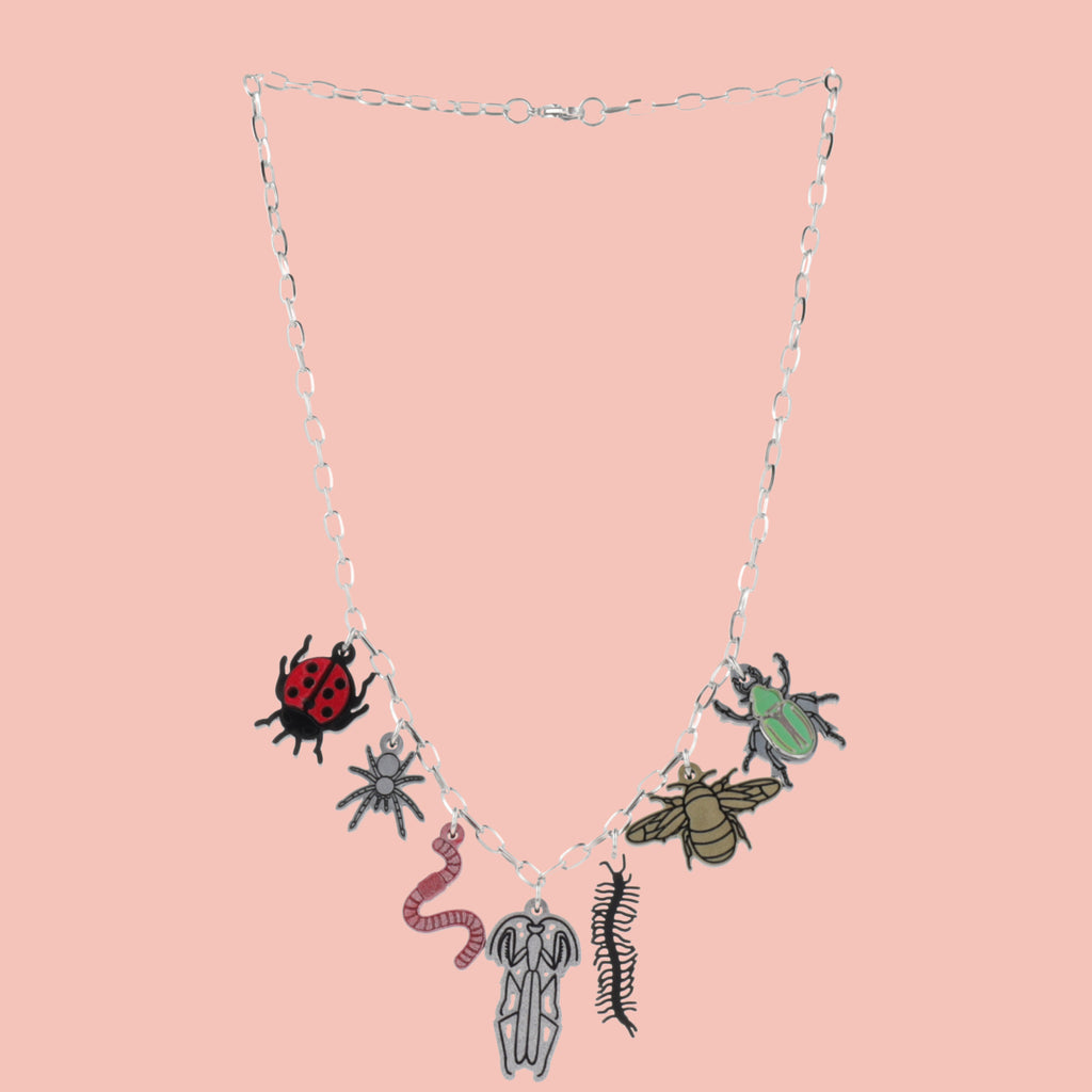 The Beasties Charm Necklace - Sour Cherry
