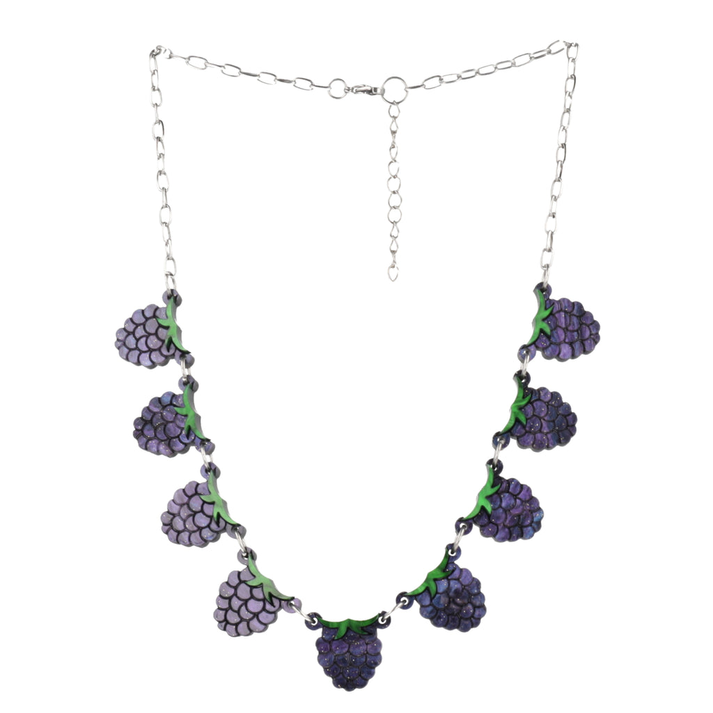 The Punnet Necklace - Blackberries - Sour Cherry