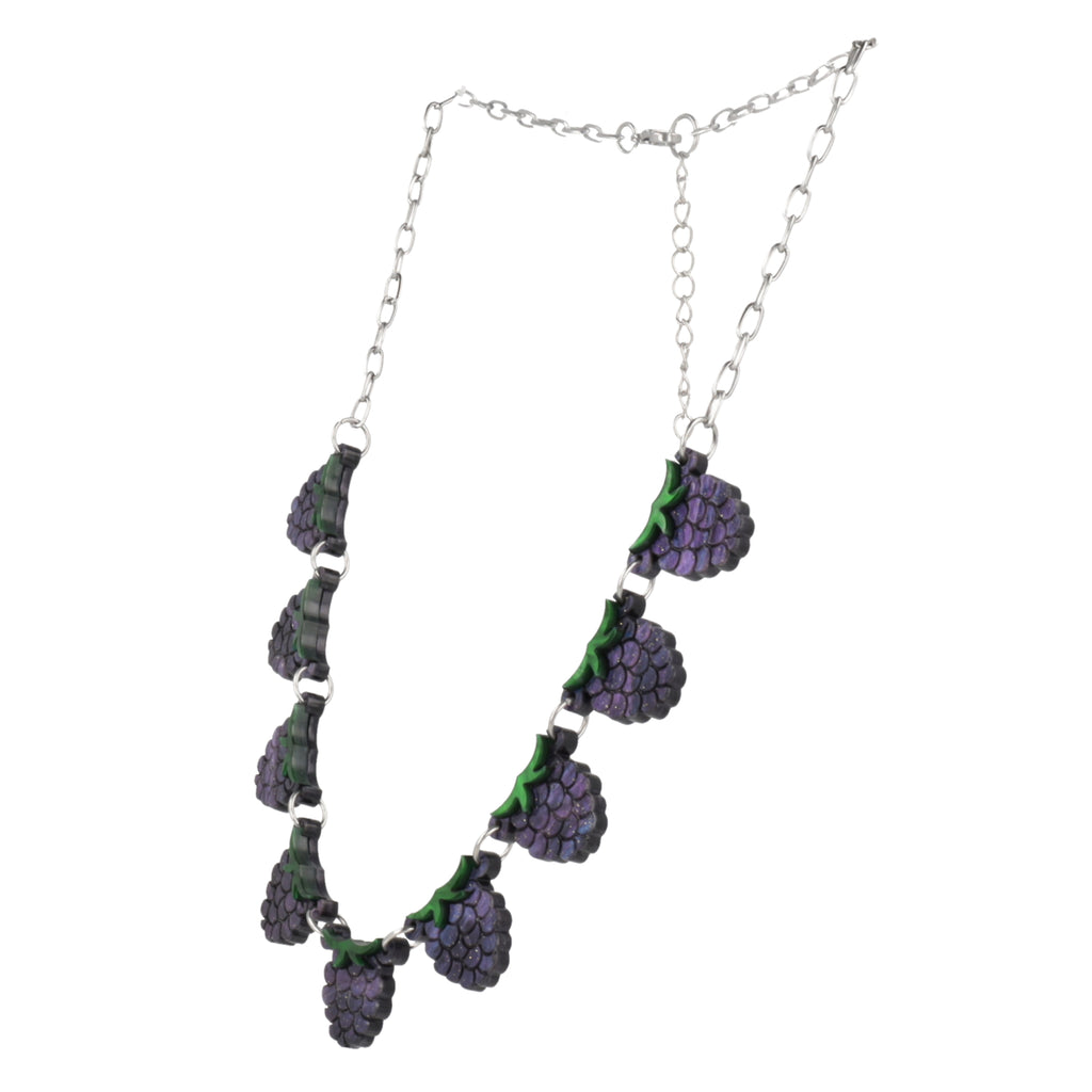 The Punnet Necklace - Blackberries - Sour Cherry