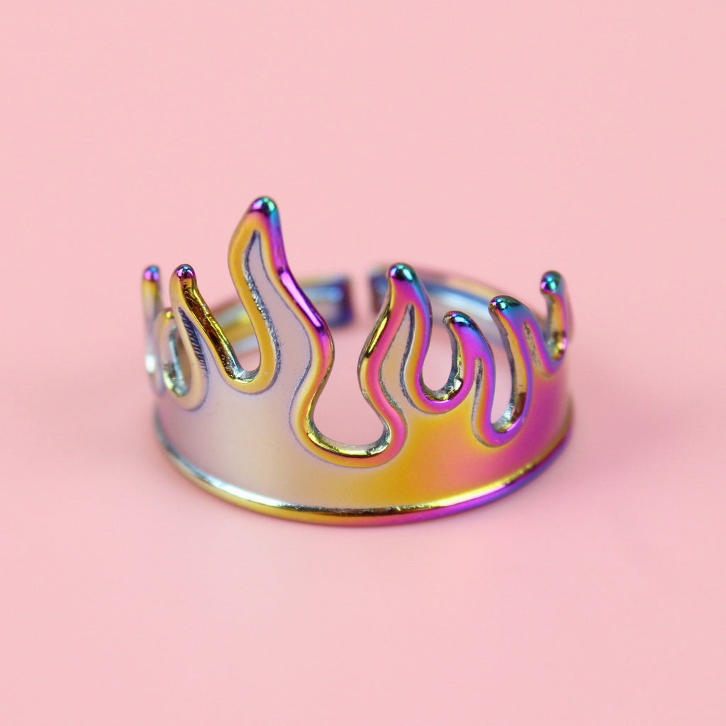 Too Hot To Handle Ring (Rainbow) - Sour Cherry